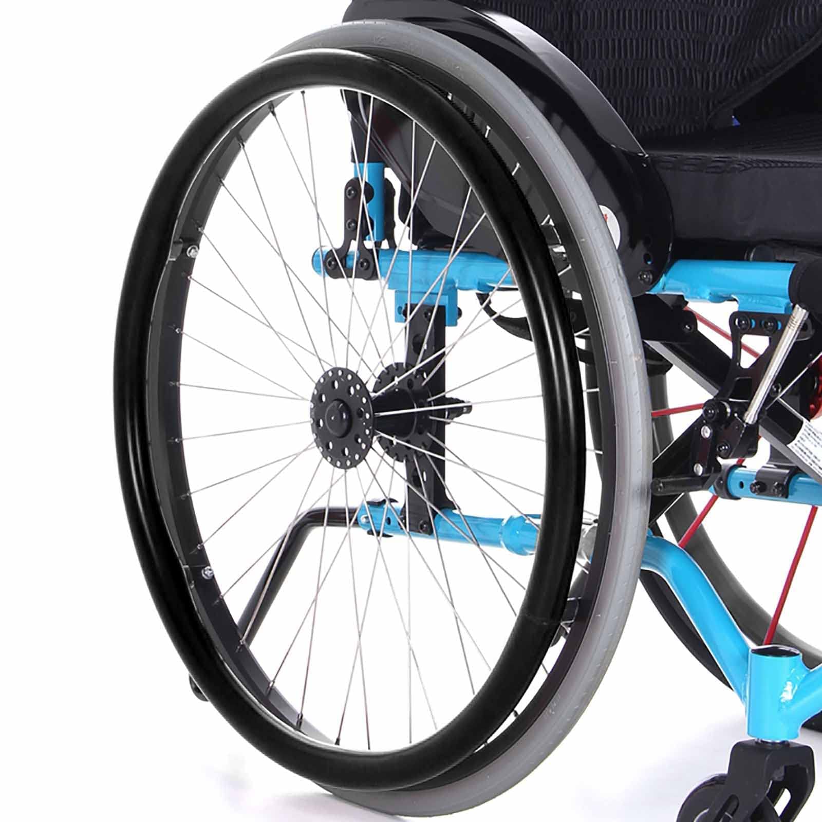 Rollstuhl-Schubfelgenabdeckungen, 24-Zoll-Hinterrad-Sportrollstuhl-Schutzhülle, rutschfeste Silikon-Handschiebeabdeckung, verbessern Griffigkeit und Traktion, Rollstuhlzubehör für Erwachsene, 1 Paar