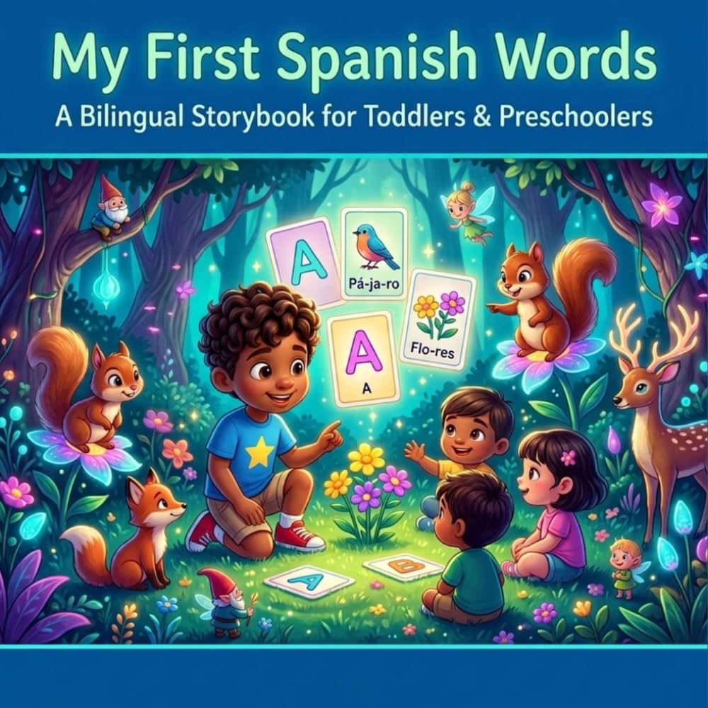 My First Spanish Words: Explore Language & Friendship with Pablo's Bilingual Adventure: A Fun Storybook for Toddlers & Preschoolers to Learn Spanish Through Playful Animal Tales