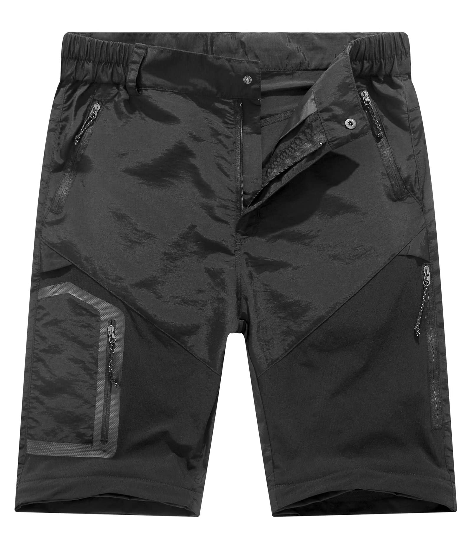Pantalón Deportivo para Senderismo, Funcional, Trekking, Outdoor,Transpirable, de Secado rápido, Impermeables Pantalones Cortos