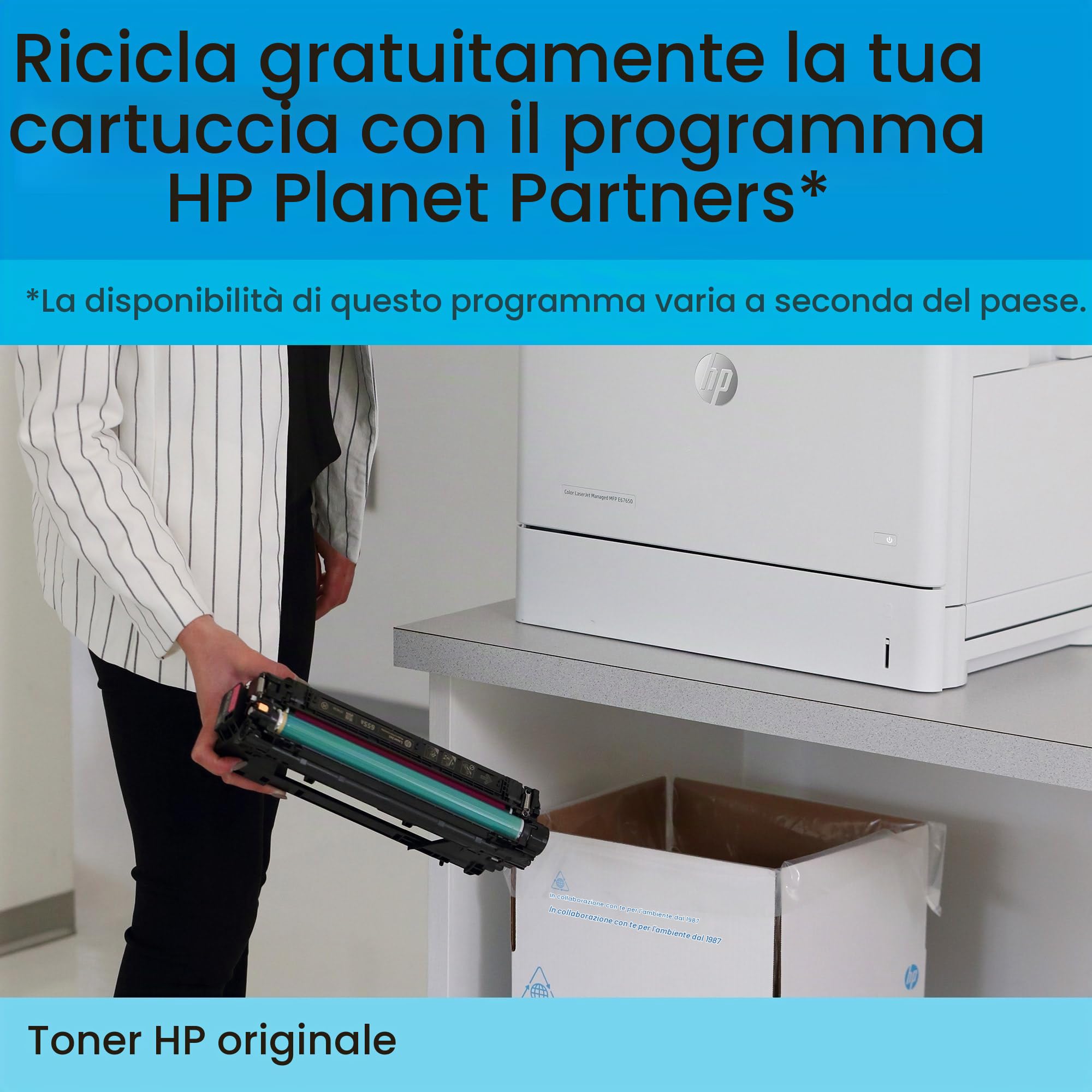 HP 219A W2193A Magenta, Cartuccia Toner Originale da 1200 Pagine, Capacità Standard, Compatibile con le Stampanti LaserJet Pro serie 3202 e 3302