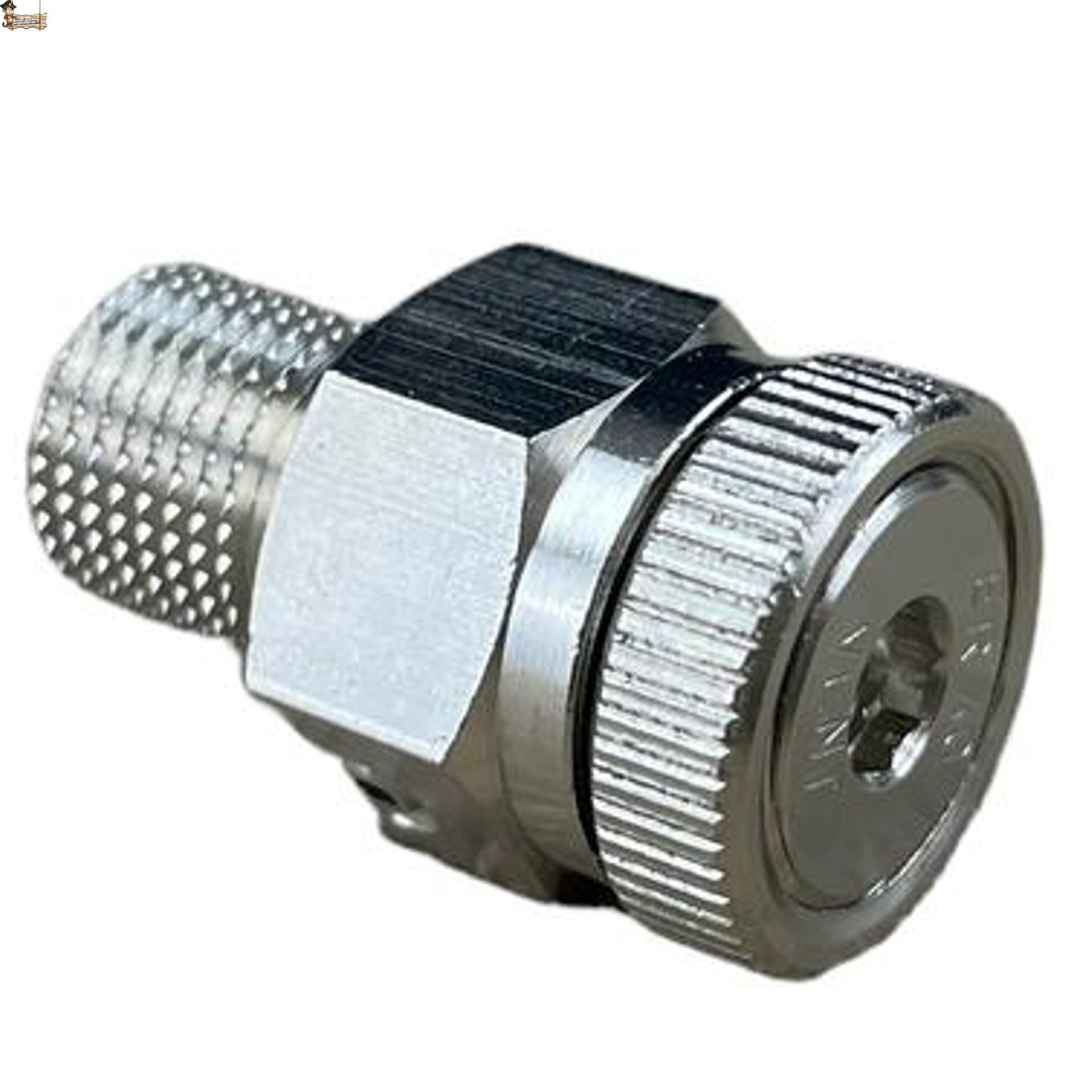 BricoLoco.com Spurgo automatico radiatore riscaldamento. Chiave di spurgo per radiatore con valvola di uscita con tappo cieco senza vite, essendo automatica. Filettatura maschio 1/8". (10)