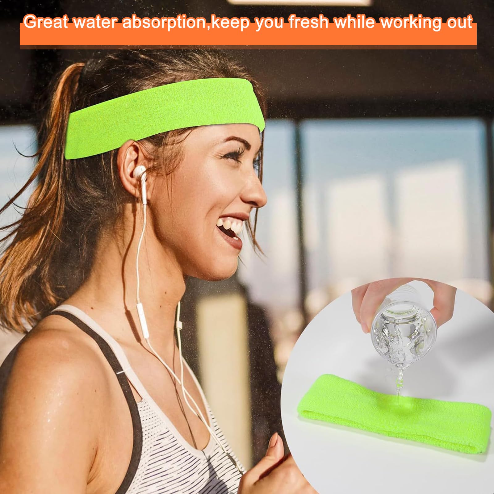 Bandeaux Bandeau Anti-Transpiration Pour Femmes Bandeau De Tête Cheveux Bandeaux Bandeau Anti-Transpiration Pour Femmes Bandeau De Tête Cheveux