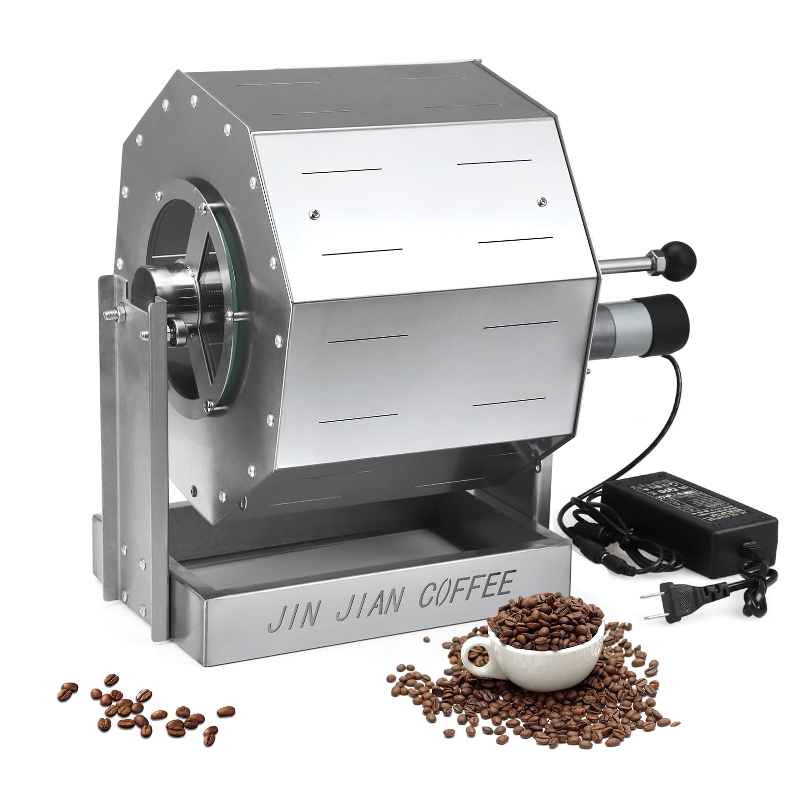 Amazon | JTVTW 電動焙煎機 直火式 11Lコーヒー焙煎機 小型コーヒー 