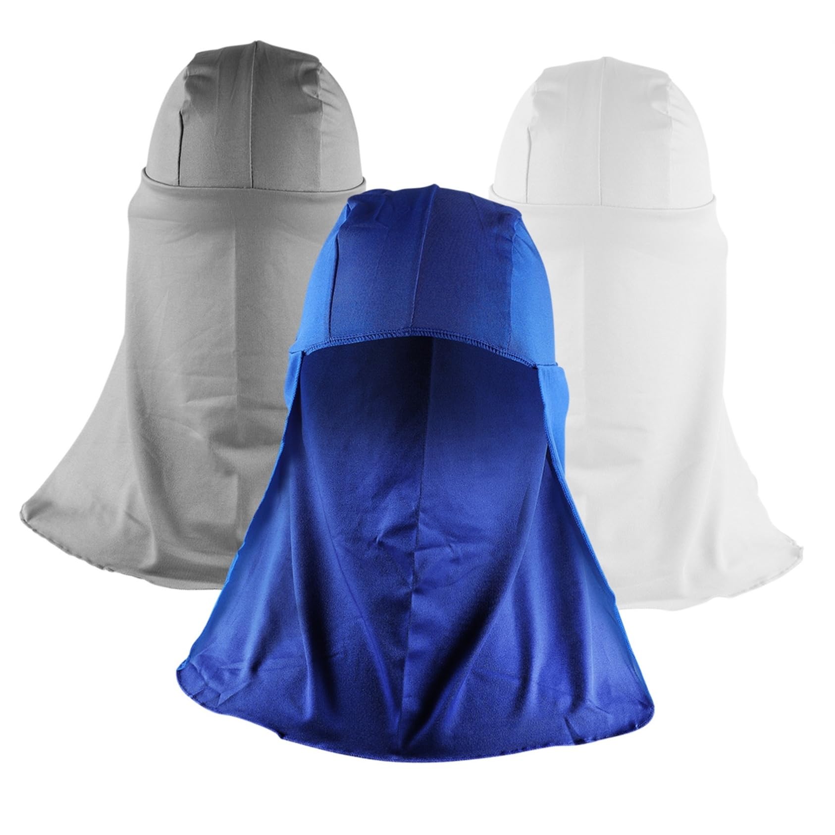 SUPVOX 3pcs Neck Shade Caps Long Tail for Cycling Outdoor Sports Hat Sunshade Uv Wrap for Hiking