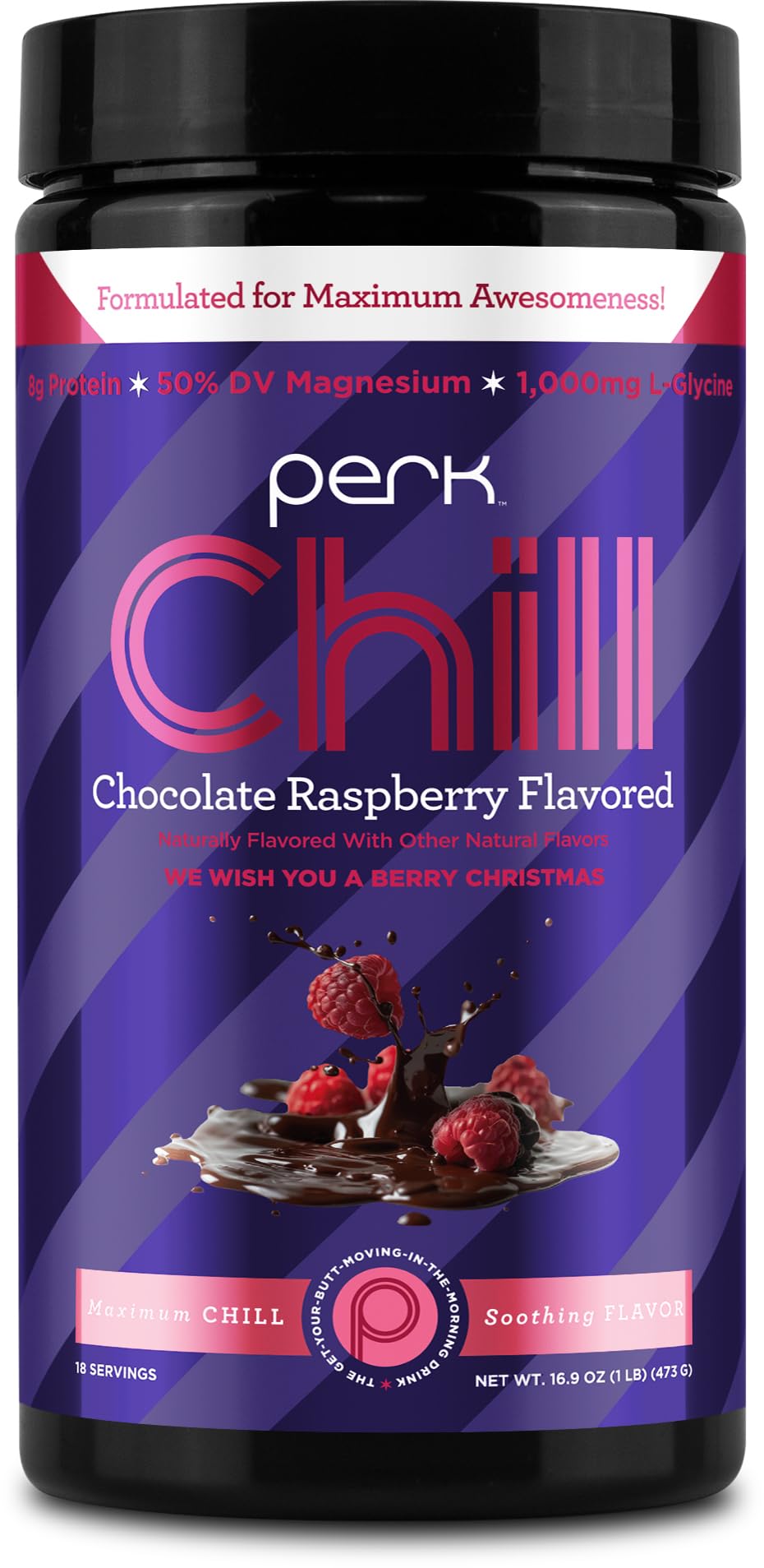Amazon.com: Perk Chill Drink Mix (Chocolate Raspberry) 18 Servings