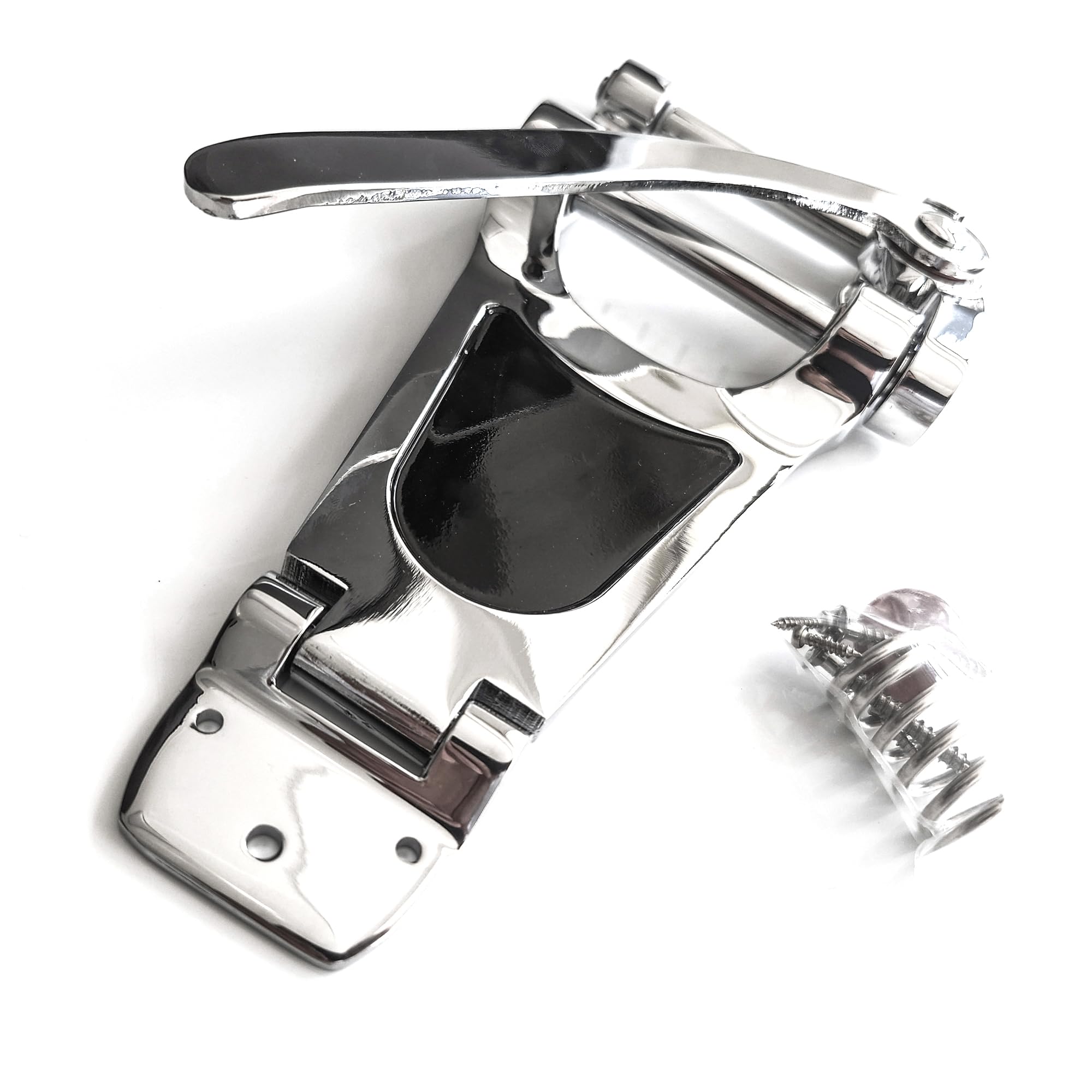 Guitar Bridge Tremolo System Bridge Vibrato Tailpiece Chrome B70 for Gibson ES-335 and Heritage H-535 Electric guitars Replacement parts (Chrome)
