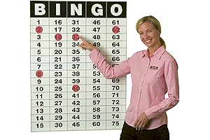 Electronic Bingo Caller and Giant Bingo Masterboard Poster Set