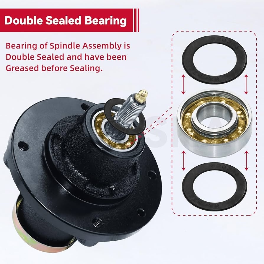 Amazon.com : GELASKA 2 Pack Pre-Greased 539131898 Spindle with