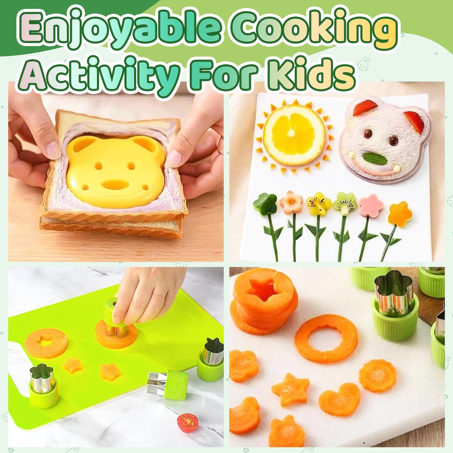 Juego de Utensilios de Cocina 28 Piezas, Cuchillos Montessori Seguros para Niños, Utensilios BLW sin BPA, Cortador de Frutas y Verduras, Cocinita Infantil Educativa, Regalo Ideal para Niños de 2-6 Año