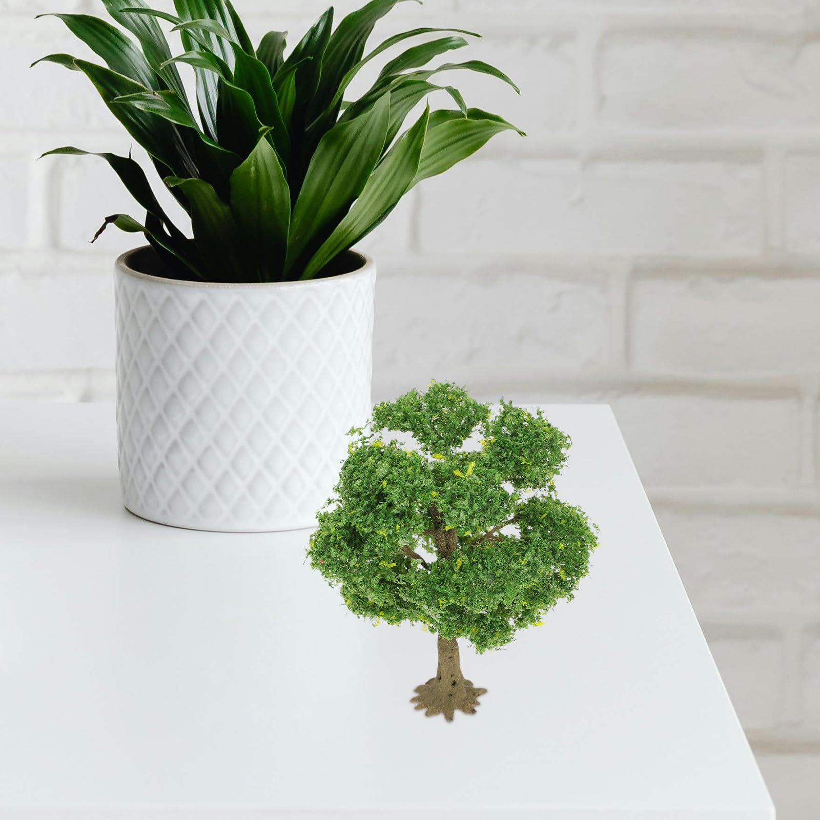 LALAFINA Arbre Modélisme en PVC Robuste pour Décor Miniature de Trains et Projets de Bricolage Accessoire pour Micro-Paysage et Diorama