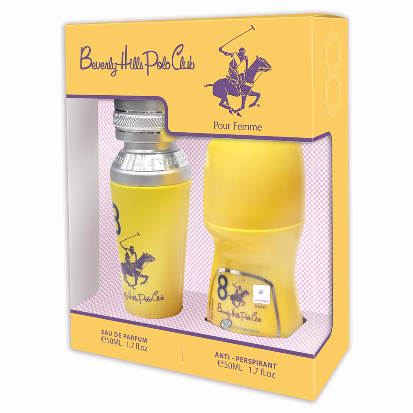 No.8 Gift Set for Women EAU DE PARFUM 50ml + Women AntiperspirantRoll on 50ml