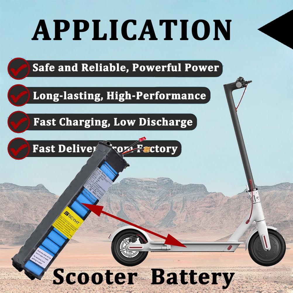 Akumulator litowy 36 V 7,8 Ah 5,2 Ah Akumulator zapasowy 10,5 Ah Akumulatory skuterów Akumulatory litowo-jonowe z portem XT30 bez komunikacji do silnikiem 100 W - 400 W