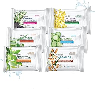 Sponsored Ad - Epielle New Makeup Remover Cleansing Wipes Tissue | Gentle for all Skin Types | Daily Facial Cleansing Towe...