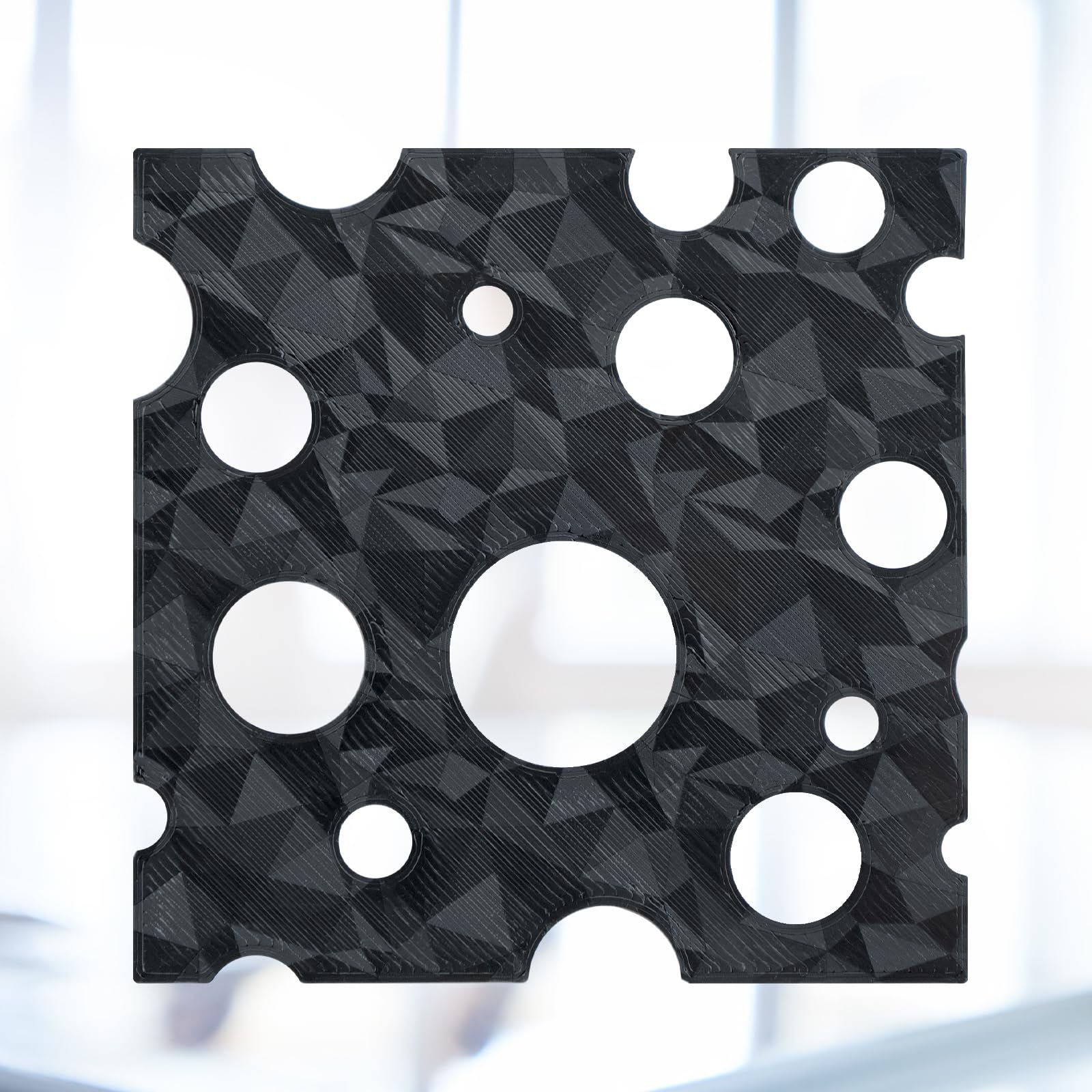 PEO (modello a diamante) & PET (modello in fibra di carbonio) Letto di stampa adesivo per stampante 3D compatibile con il laboratorio Bambu A1 P1P X1C 257mm