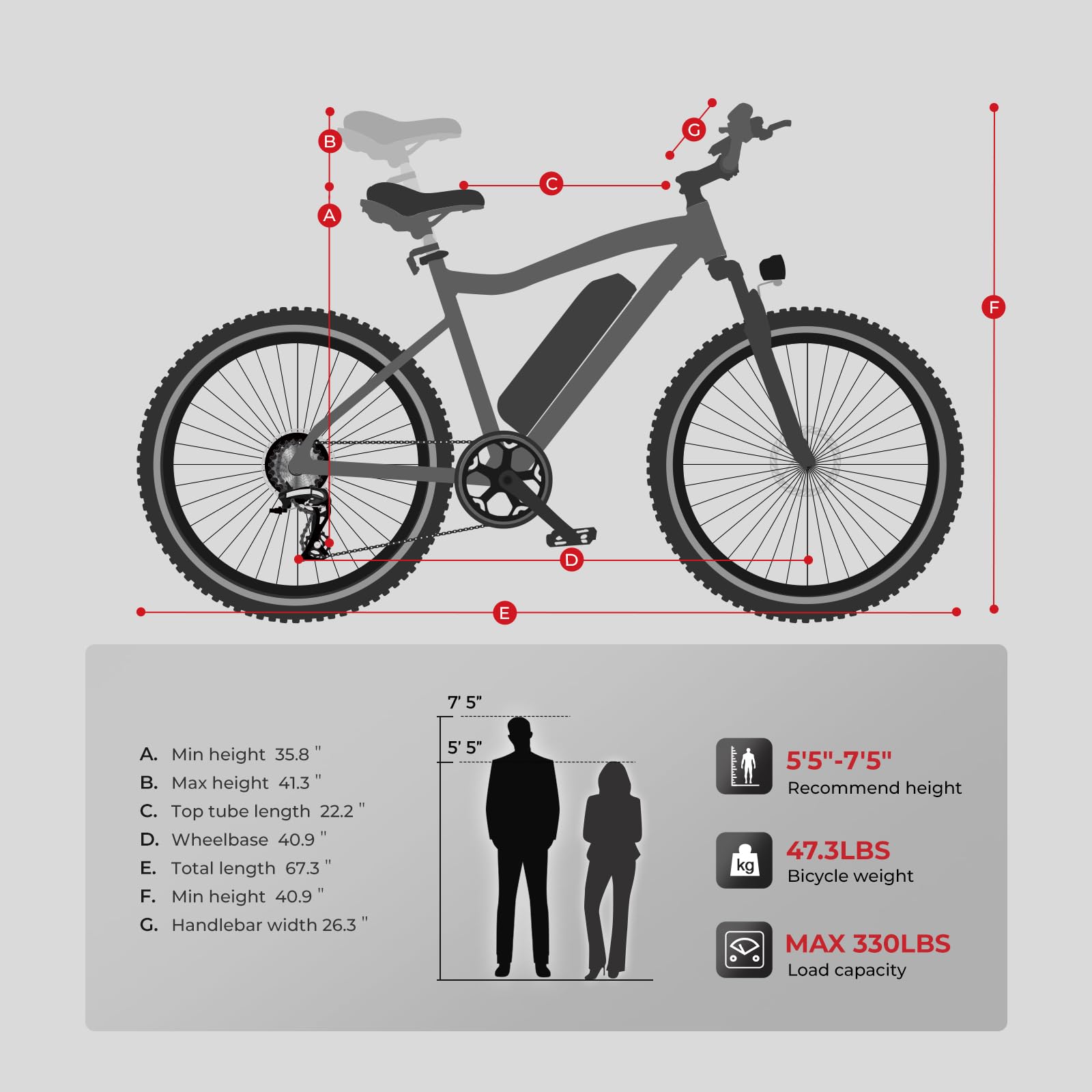 SAMEBIKE Elektrisches Mountainbike für Erwachsene, 250W Motor & 36V 13Ah Abnehmbarer Akku, 25km/h Pendler E-Bike mit Profi 21-Gang Schaltung, Doppelscheibenbremse, Faltbares Design (Blue)