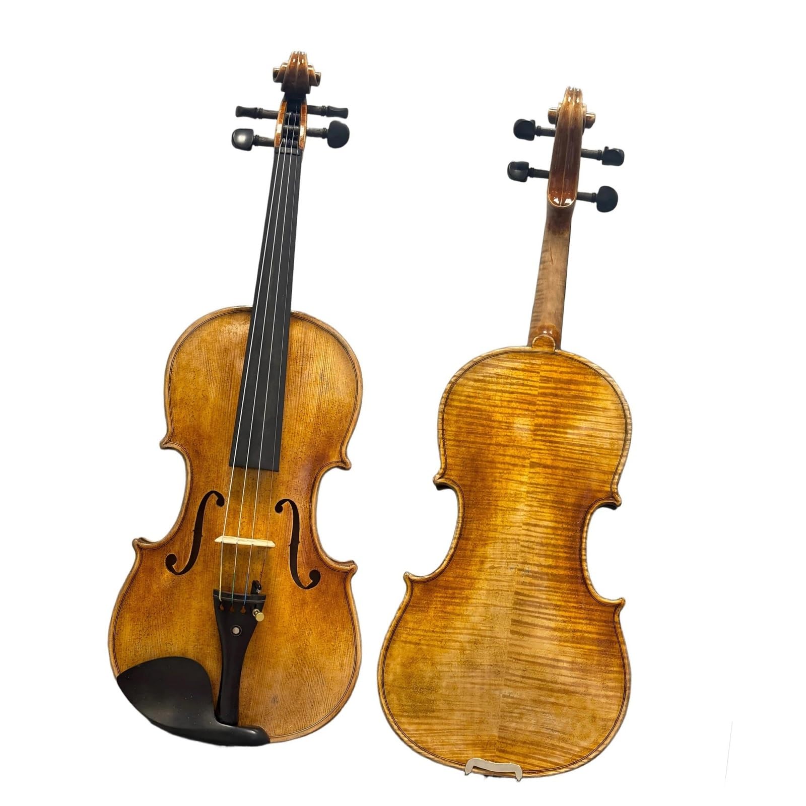 Violino Violino Acustico Professionale 4/4 | Stile vintage realizzato a mano con raccordi in ebano