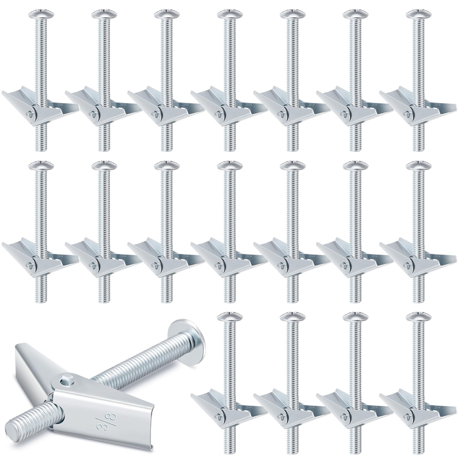 Toggle Anchors - 100 Pack for Drywall -14