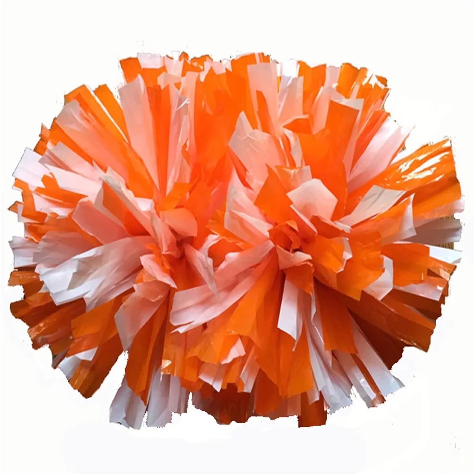 ZWCSHUU Cheerleader Pom Poms 2Pcs 38cm Sports Pom Poms Baton Handle Party Decoration Cheerleading Pompoms(Color1)