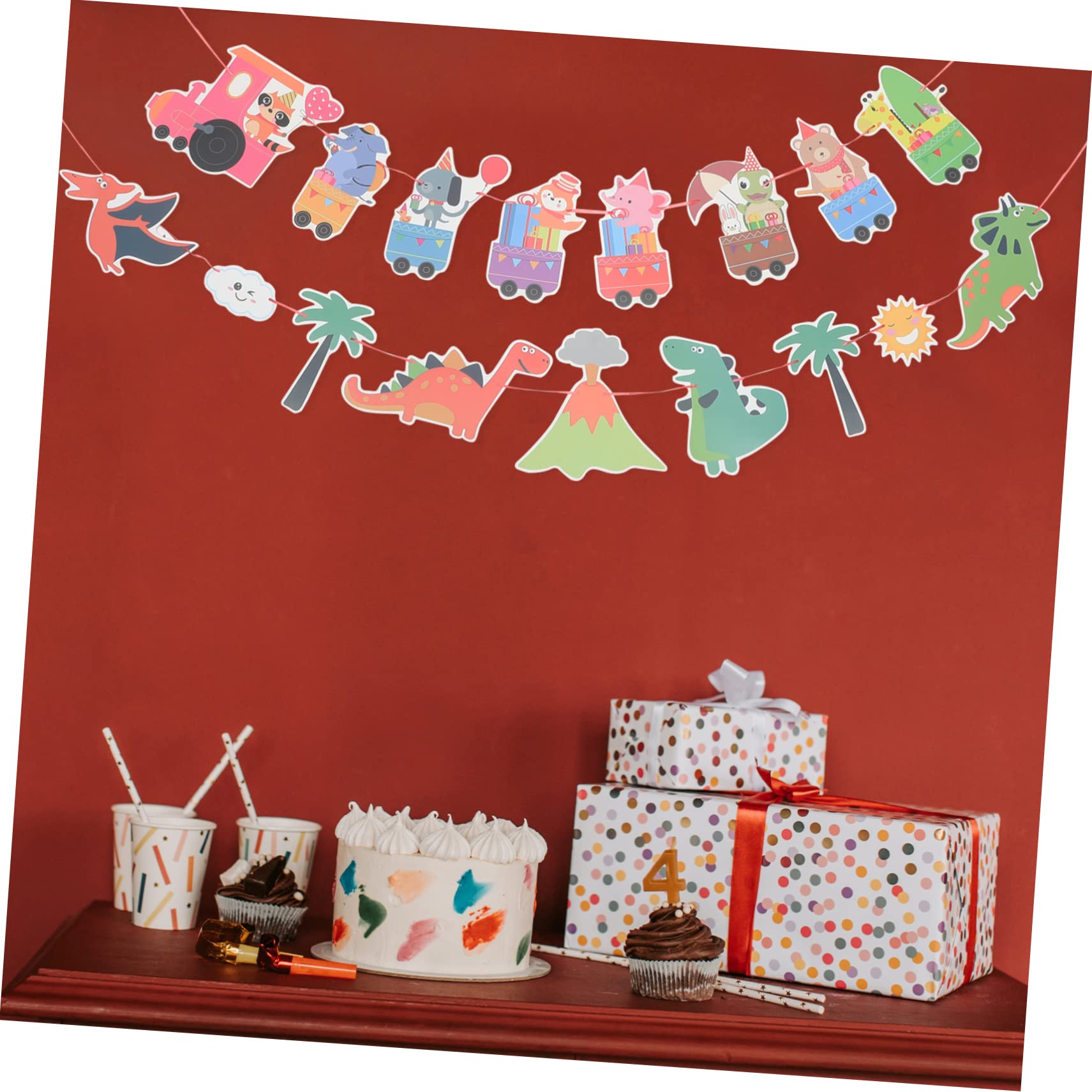 Amosfun 4 Set Bandiera Decorativa Hawaiana Luau Decorazioni Esterne Addobbi Festa Hawaiana Decorazioni Festa Hawaiana Ornamenti Hawaiani Decorazioni Per Feste Hawaiane Carta 4 Pezzi*4