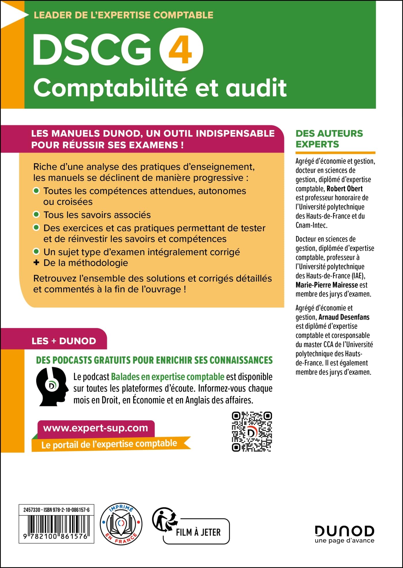 DSCG 4 - Comptabilité et audit - Manuel 2024-2025