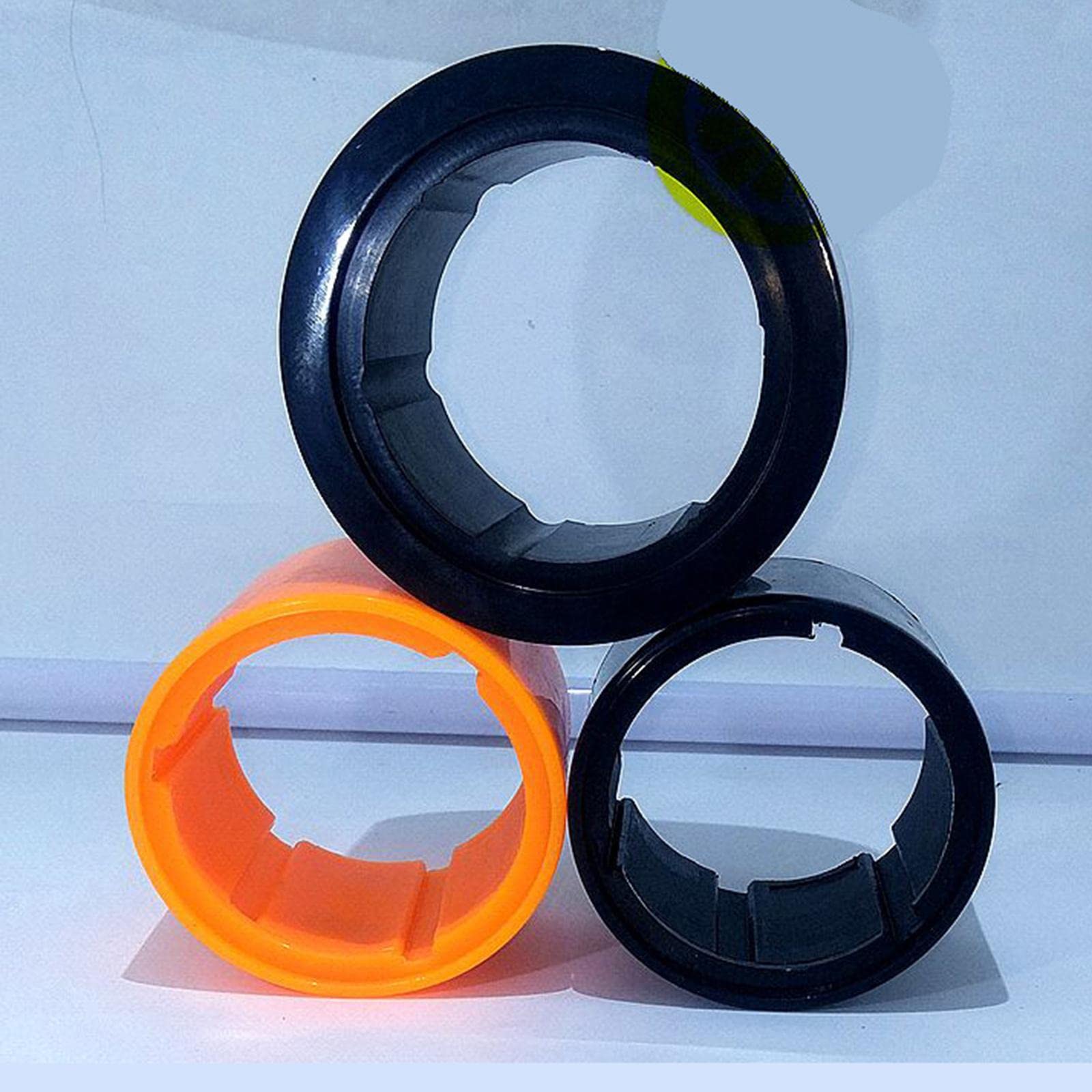 Juego de 3 fundas exteriores de poliuretano para patineta eléctrica, 3 unidades, color negro