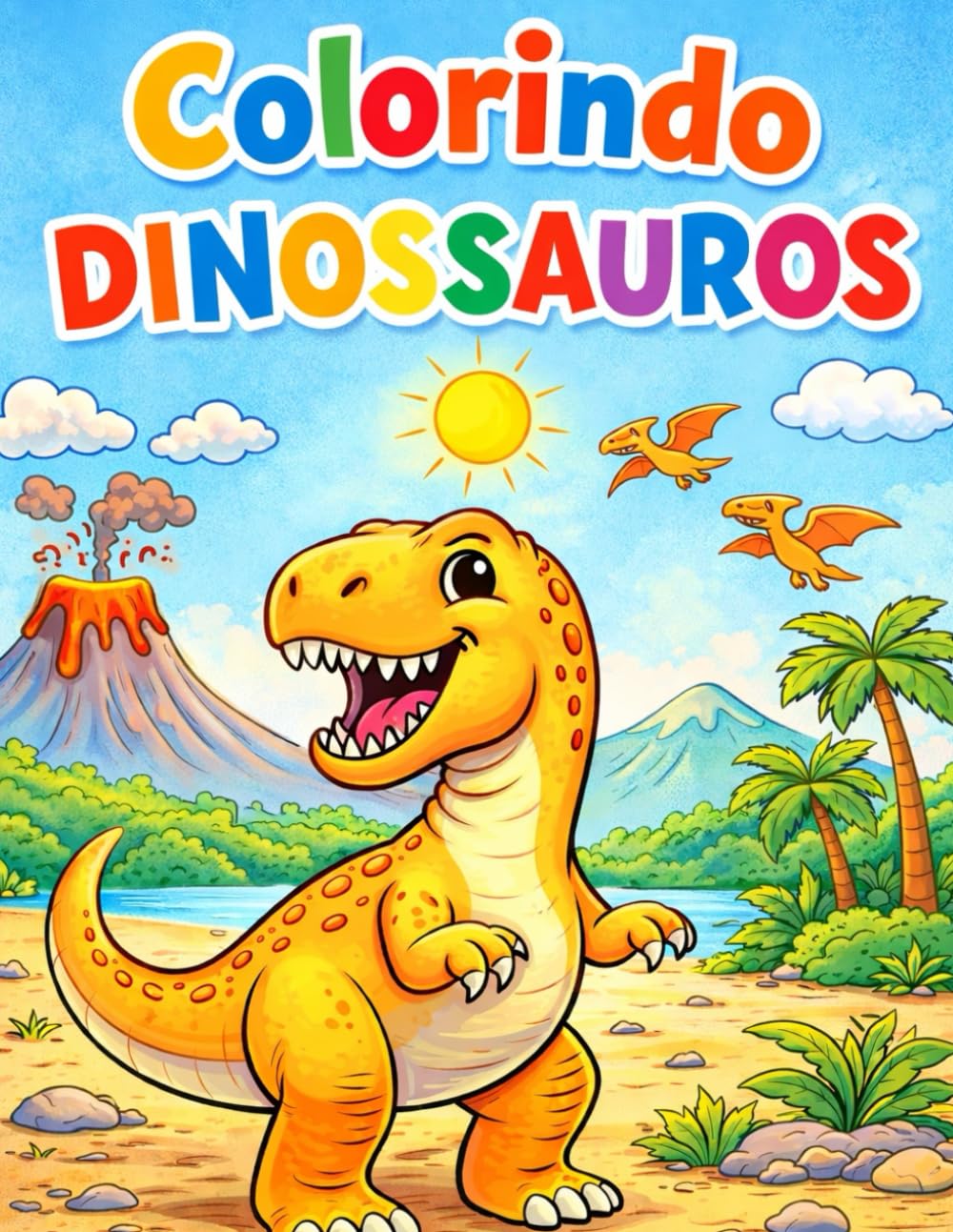 COLORINDO DINOSSAUROS