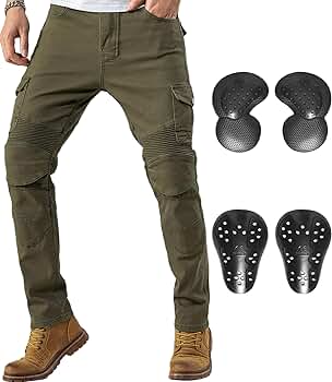 専用 THE SHINZONE / biker trousers pants Amazon.com: XINNI Motorcycle Riding Armor Pant Motocross