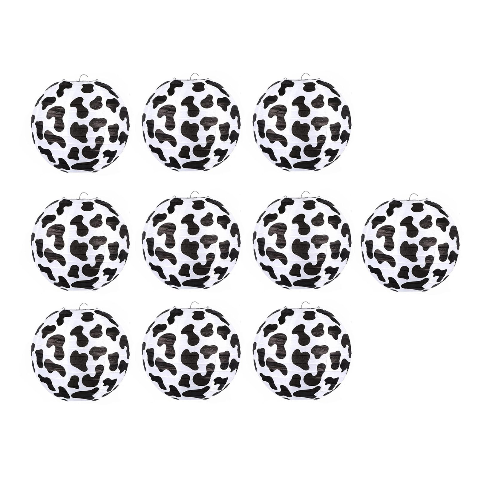 Buxuaaaa Of 10 Paper Light Farm Theme Hanging Ornament Light Festival Supplies for Home Parties and Seasonal Event Farm Themed