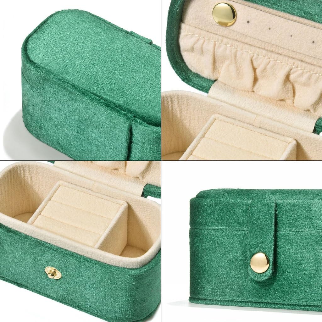Schmuckschatulle, leichte, luxuriöse, tragbare Schmuckschatulle, Kleiner Reise-Handschmuck, Schmuckbeutel, Ring, kleine Schmuckaufbewahrungsbox, Schmuckaufbewahrungsbox