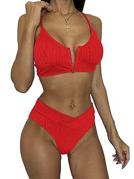 【新品タグ付き】2Way Cut-Out Ribbed Swimwear 2Way Cut-Out Ribbed Swimwear（水着）｜Her lip to（ハーリップ