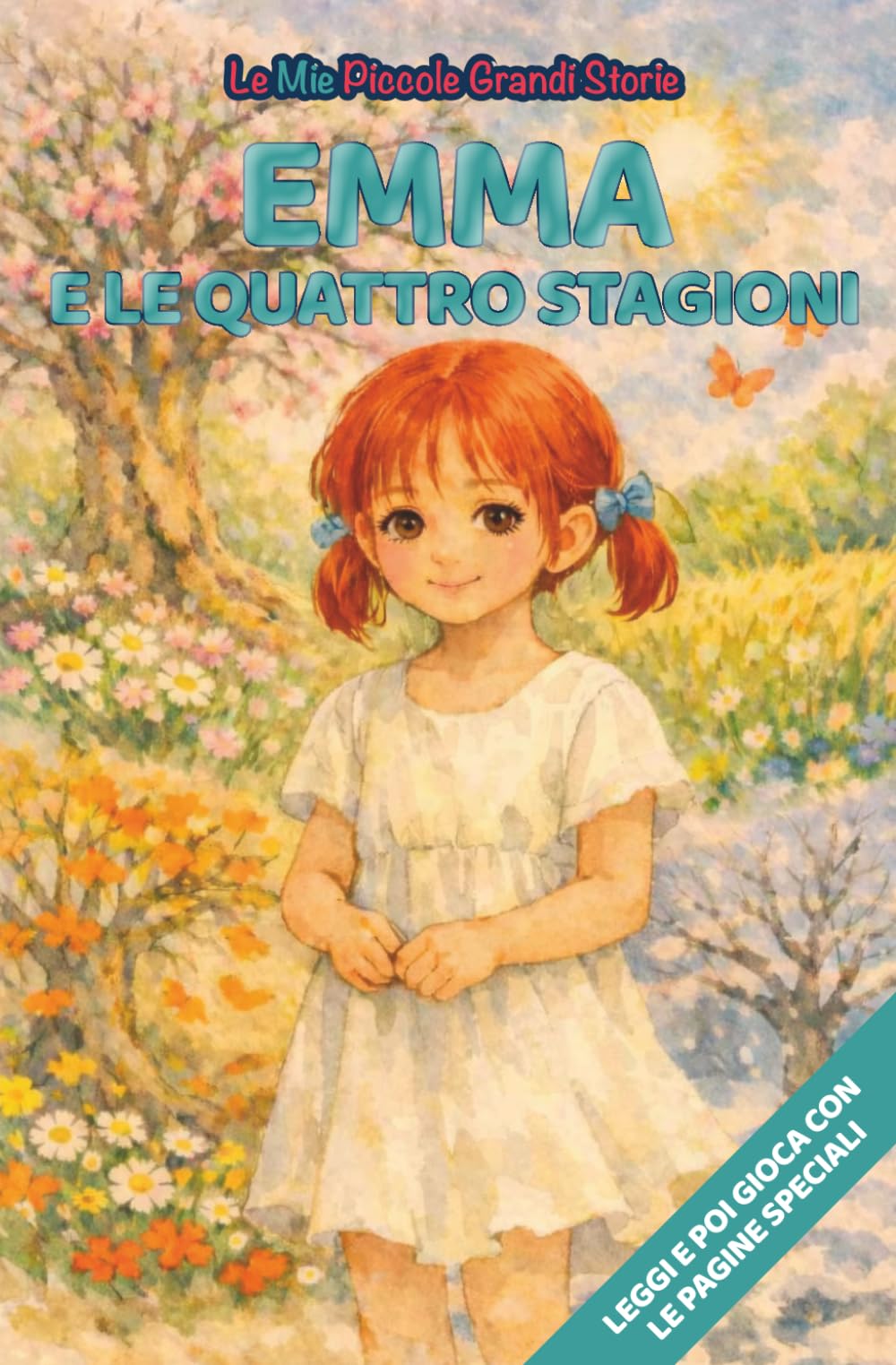Emma e le quattro stagioni: Libro illustrato con protagonista Emma, per bambini 3-6 anni, personalizzabile, con alla fine giochi e attività: ... le figure (Le Mie Piccole Grandi Storie)