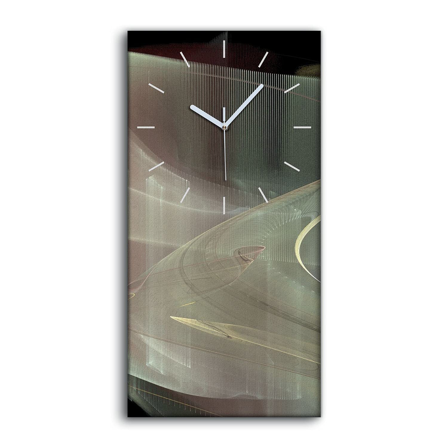 Horloge sur toile silencieuse Coloray pour chambre sans tic-tac