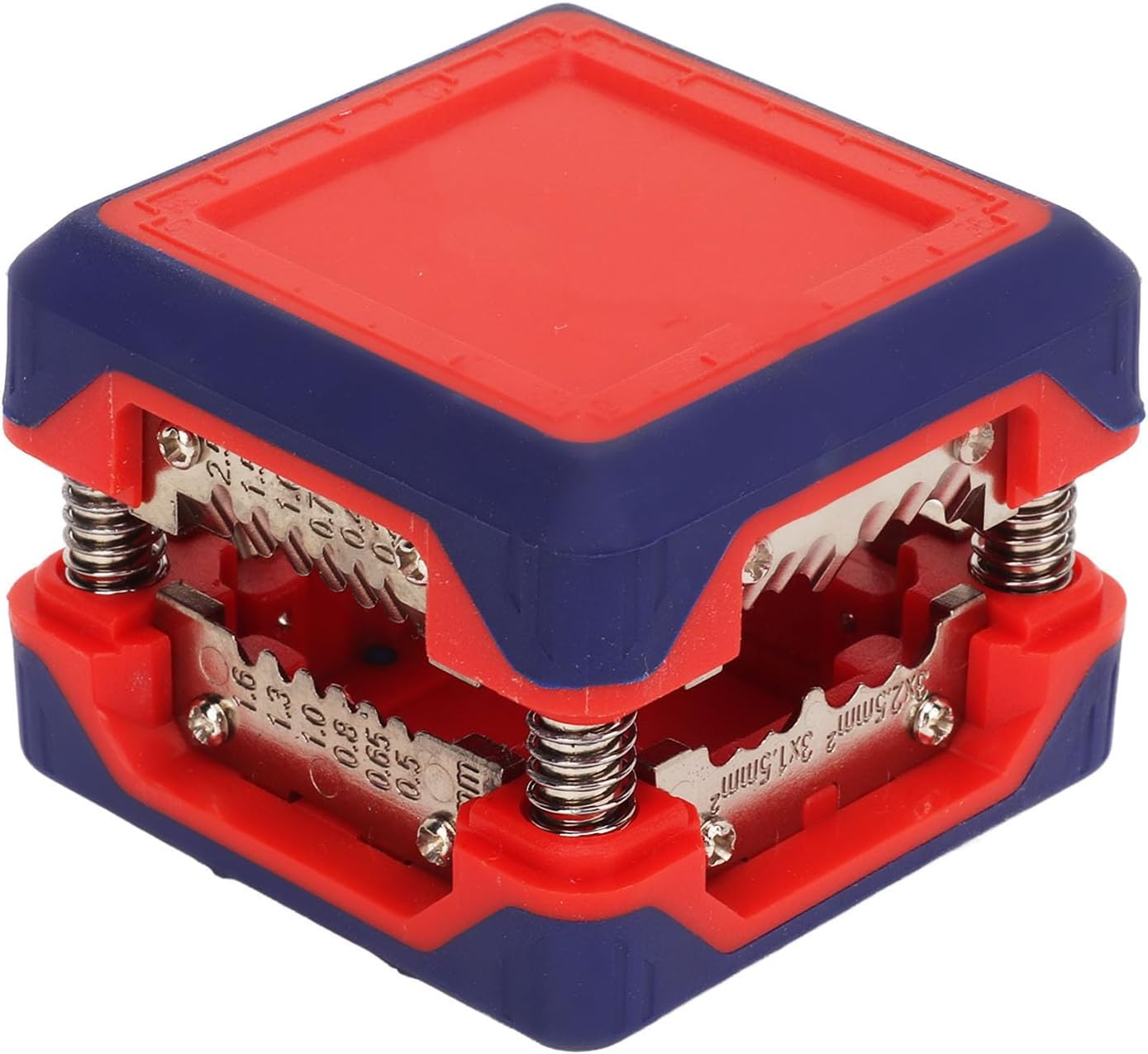 Wire Stripper Press Box Professional Cable Stripping Cutting Crimping Tool, ABS Material, 3-in-1 Function, with Storage Box