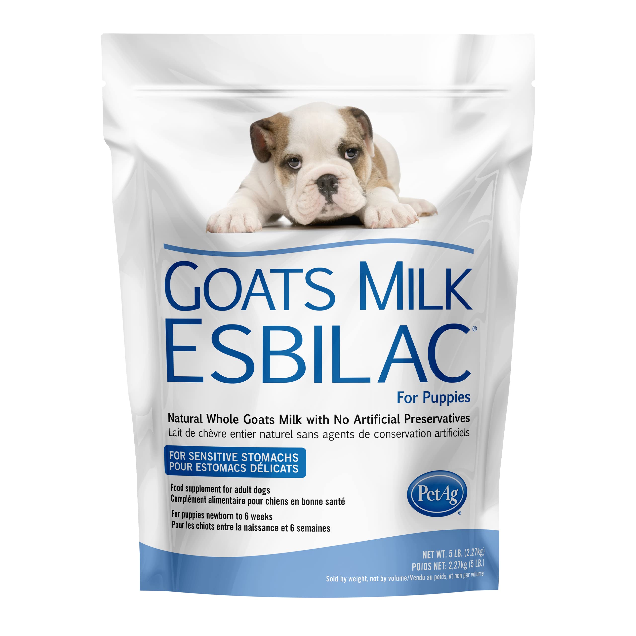 PetAg Esbilac Goat's Milk Powder Puppy Milk Replacer - Milk Formula for Puppies with Sensitive Diges
