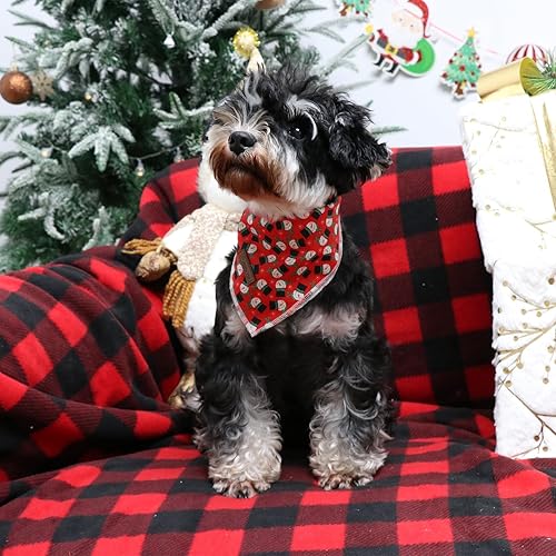 Miniatura 3 de UP URARA PUP Pañuelo para perro para el día de Pascua bufanda triangular para el día de Pascua para perros medianos y grandes pañuelo de algodón