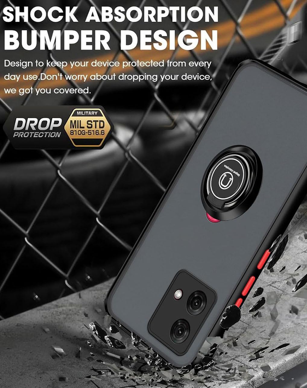 SEIAIYG Cover per otorola oto E13, TPU Silicone Protettiva Custodia