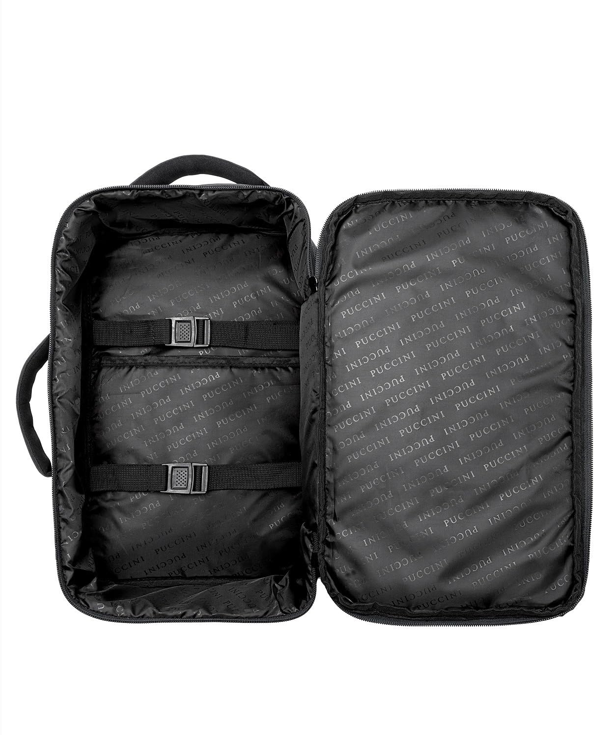 PUCCINI Easy Pack plecak wielofunkcyjny, czarny, 40x20x25 cm (18 l), 40x20x25 cm (18 L)