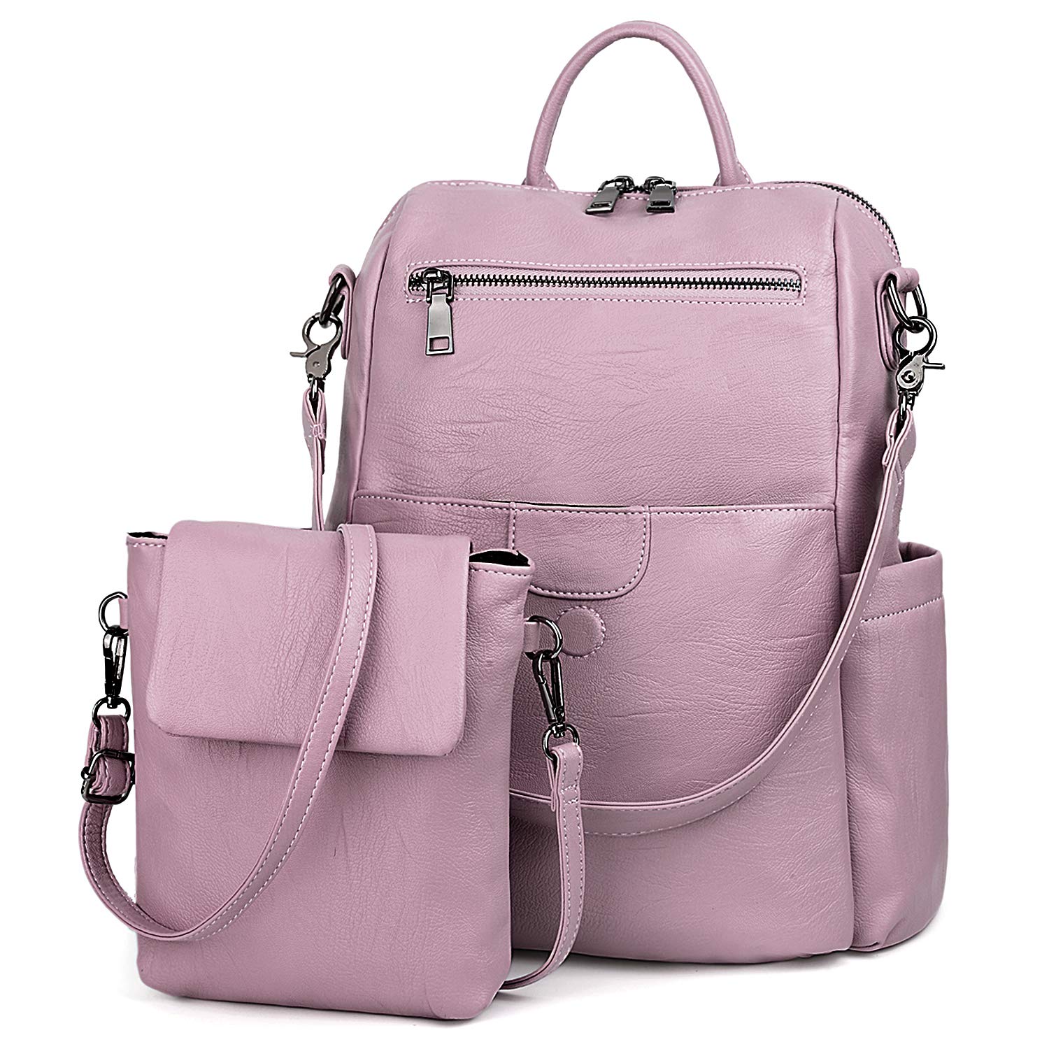 backpack with detachable purse