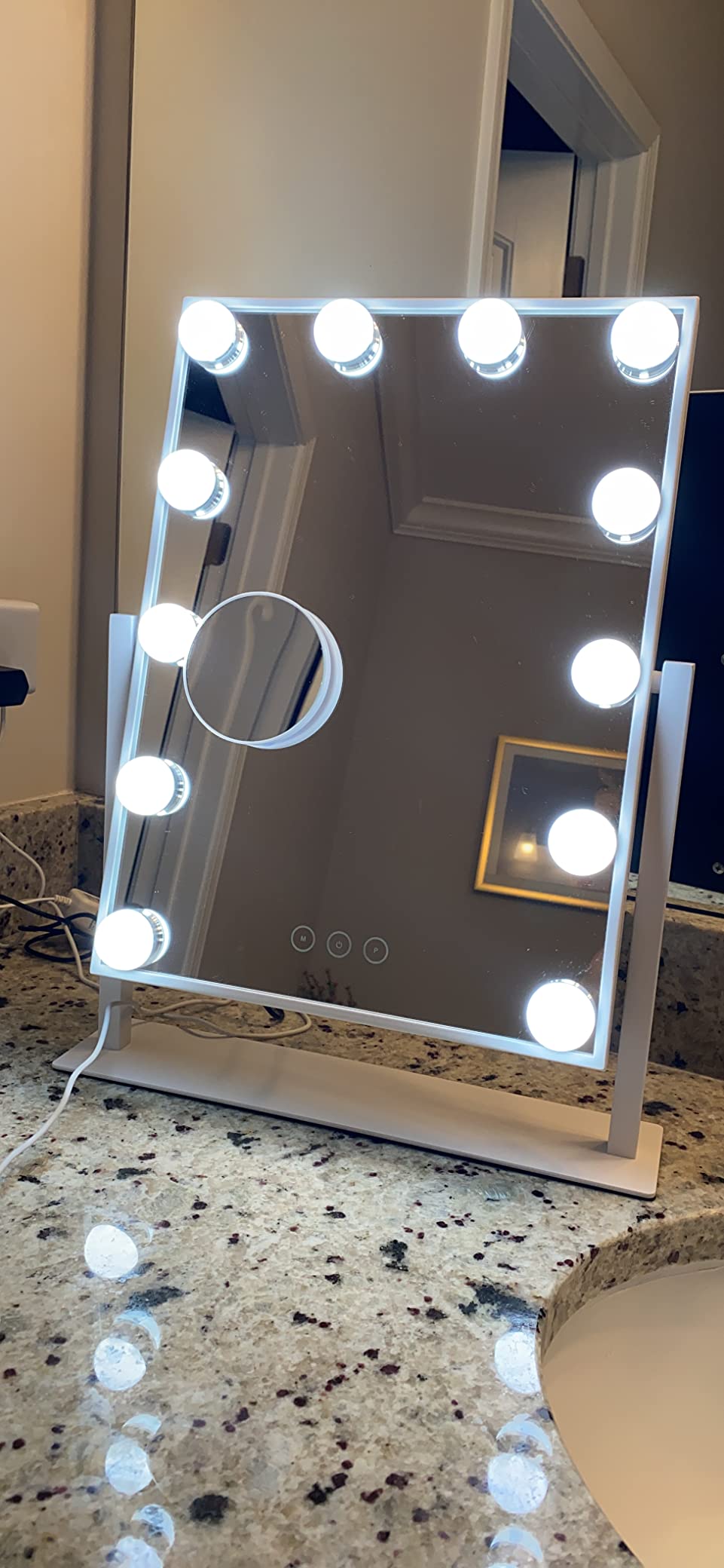 8/mo Finance NUSVAN Vanity Mirror with Lights,Makeup Mirror with
