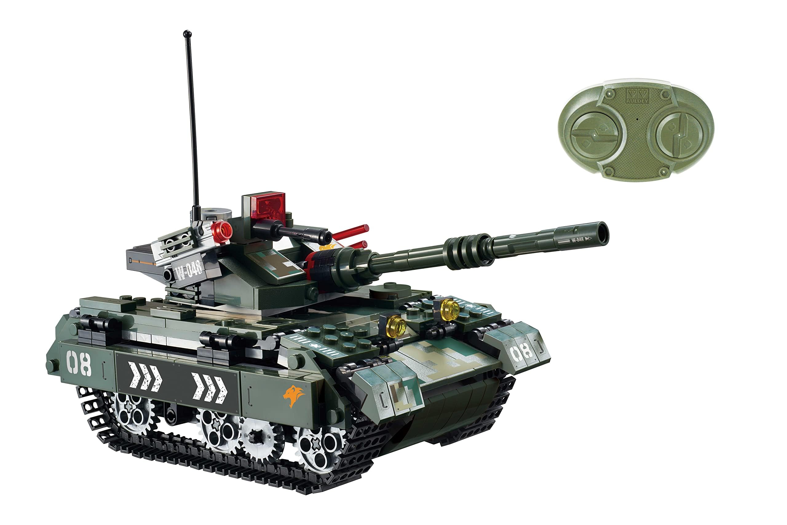 Small Blocks Buildable Remote Control - Military Tank Vehicle