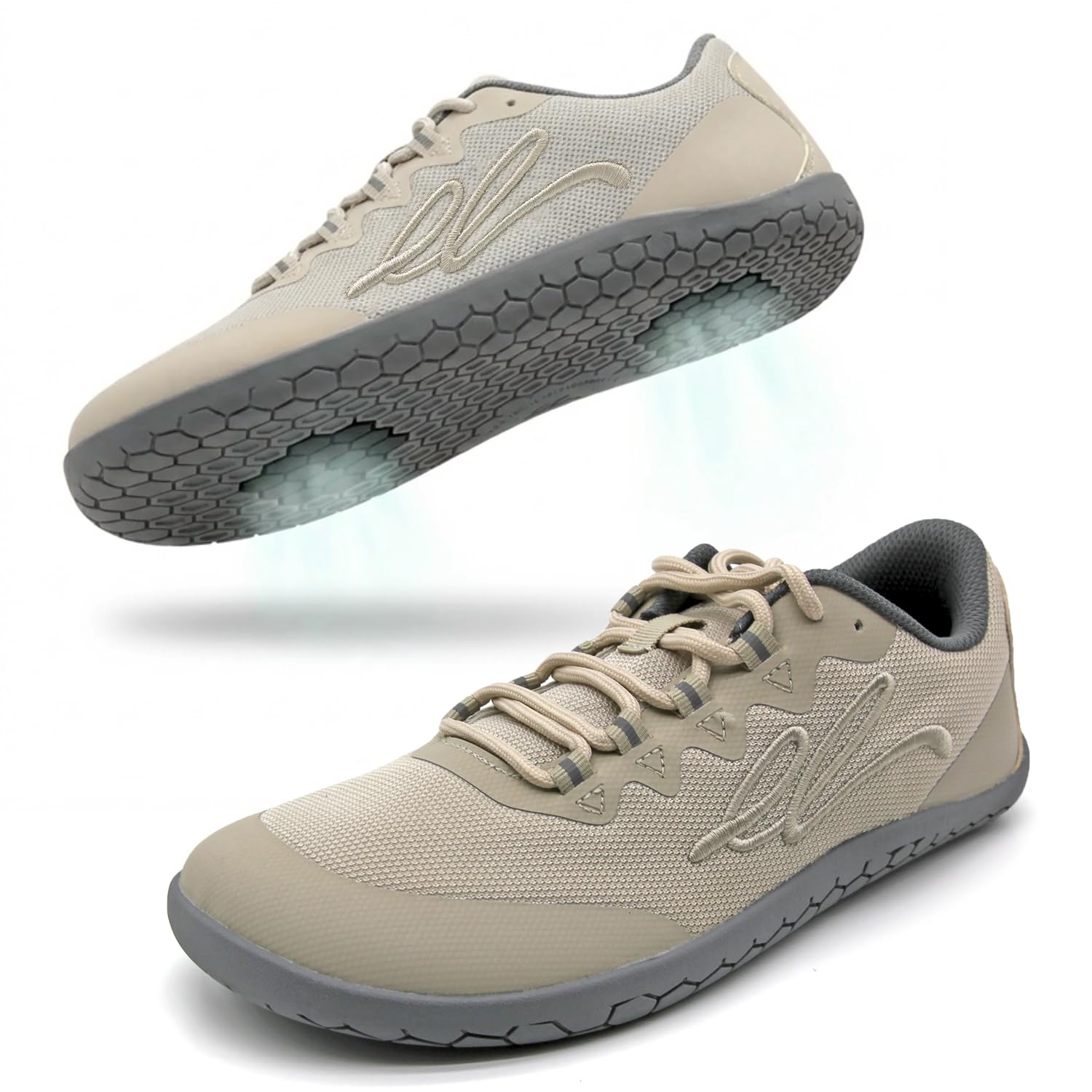 earthinglife Women's Grounding Barefoot Shoes - Wide Toe Box Minimalist Walking Shoes with Zero Drop Conductive Sole to Earth Connected, Lightweight Flexible for Foot Health & Natural Wellness
