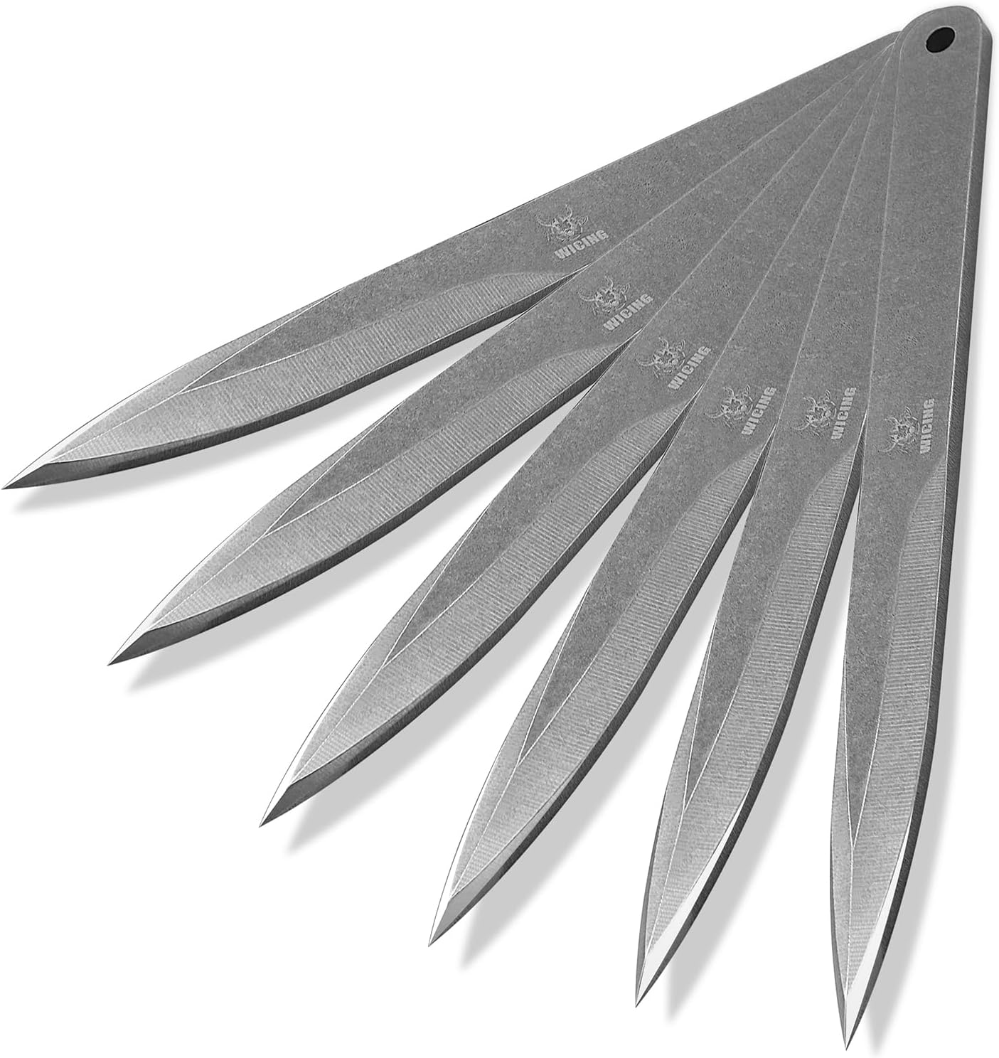 WICING 10.2 inches Throwing Spikes, 0.236" Thick Full Tang
