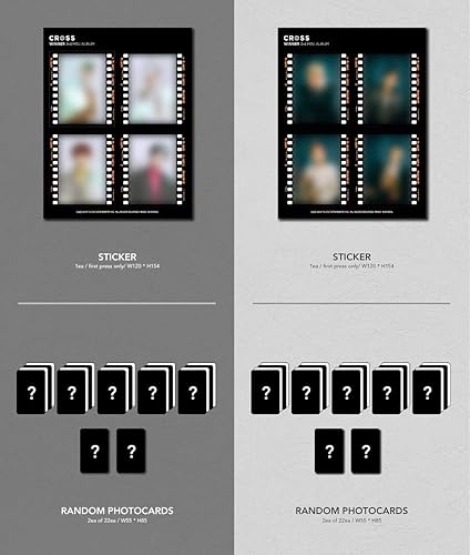 Miniatura 4 de Ganador de YG - Cruz CROSSLIGHT ver. Álbum de fotos de 3 minúsculas+póster plegable de doble cara+juego de tarjetas extra de doble cara