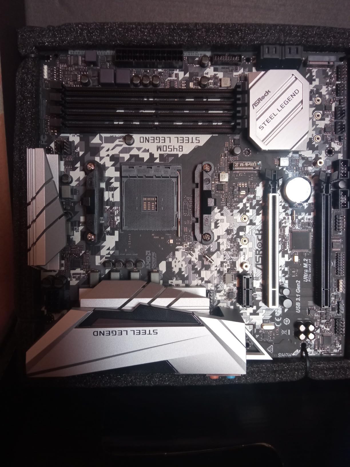 Dual Channel Asrock B450 Steel Legend Supported Cpu ASRock B450