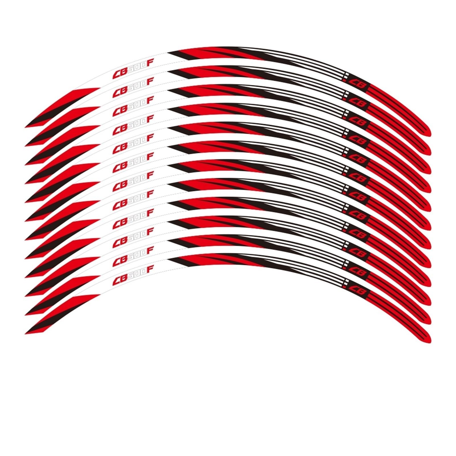 for CB500 for CB 500 F for 500F 2013-2022 2020 2021 Motorcycle Sticker Wheel Rim Decal Wheel Stickers(4)