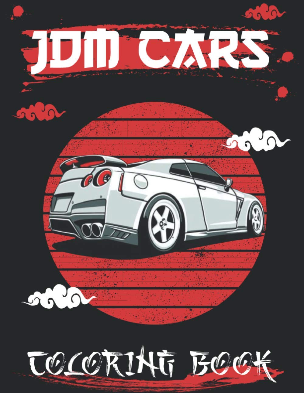 Buy JDM Cars coloring book JDM coloring book Japanese cars coloring