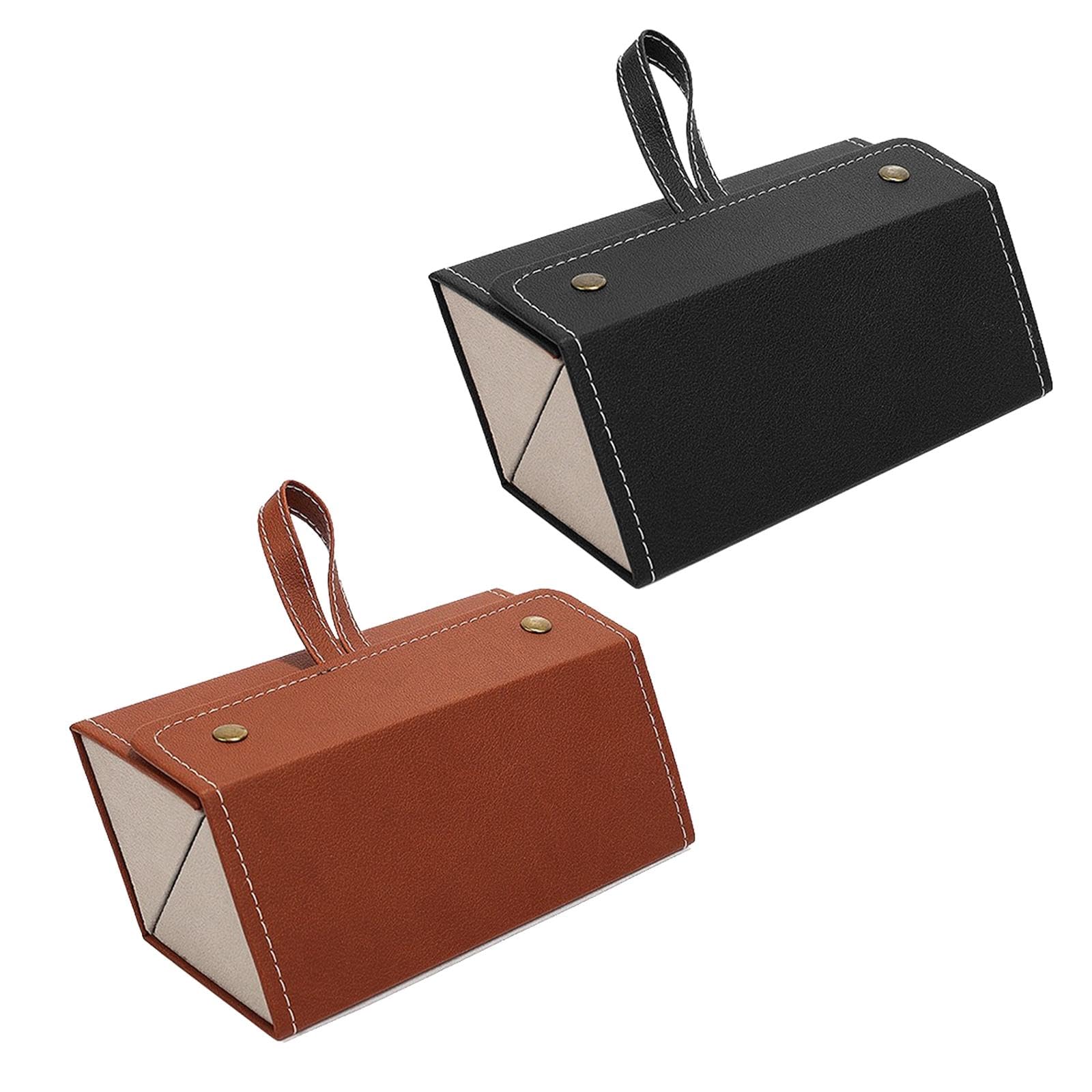 Sunglasses Storage Case for Men Women Multifunctional Glasses Organizer 5 Grid Compartment Case for Eyewear Sunglasses Reading Glasses Protection Travel-image-42