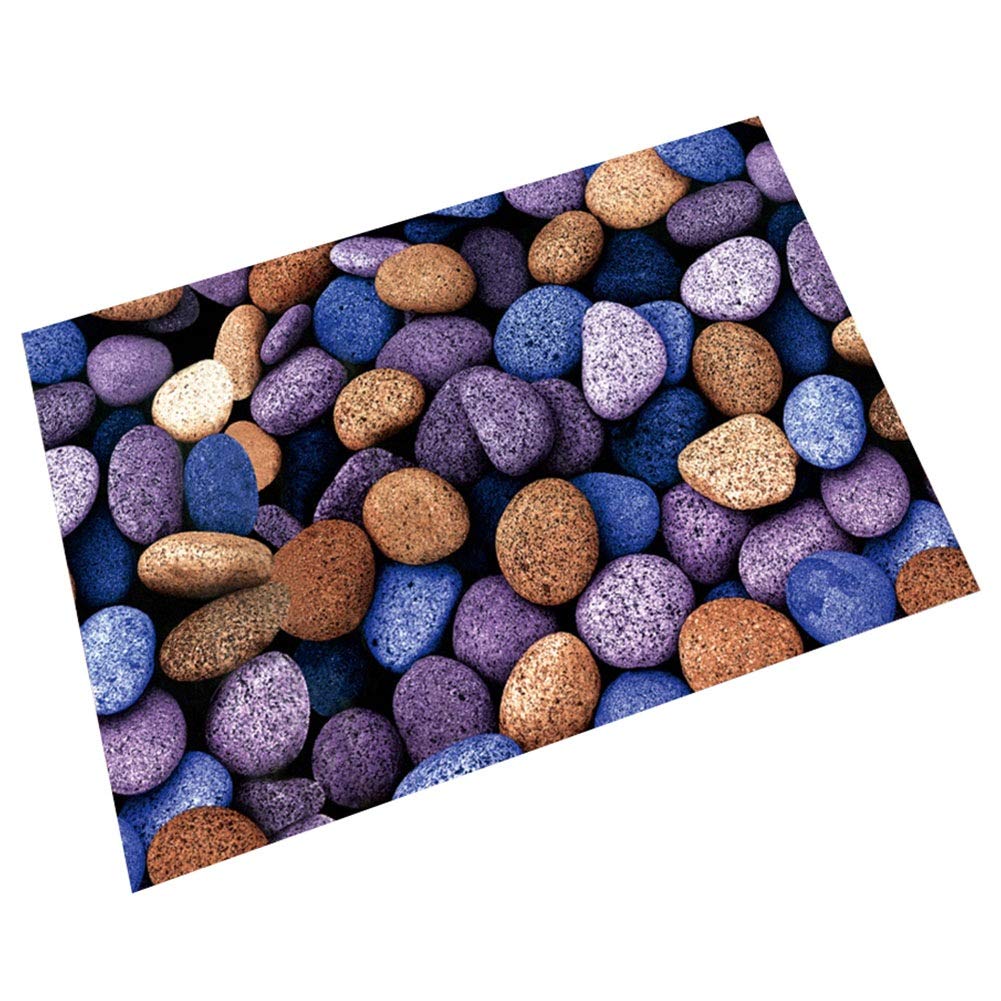 ZRUYI Paillassons pour Entrée Tapis D'entrée De Cuisine Tapis De Porte Moquettes 3D Couleur Pavé Conception Antidérapant Coussin De Pied, 4 Couleurs Personnalisable (Color : C, Size : 80x200cm)