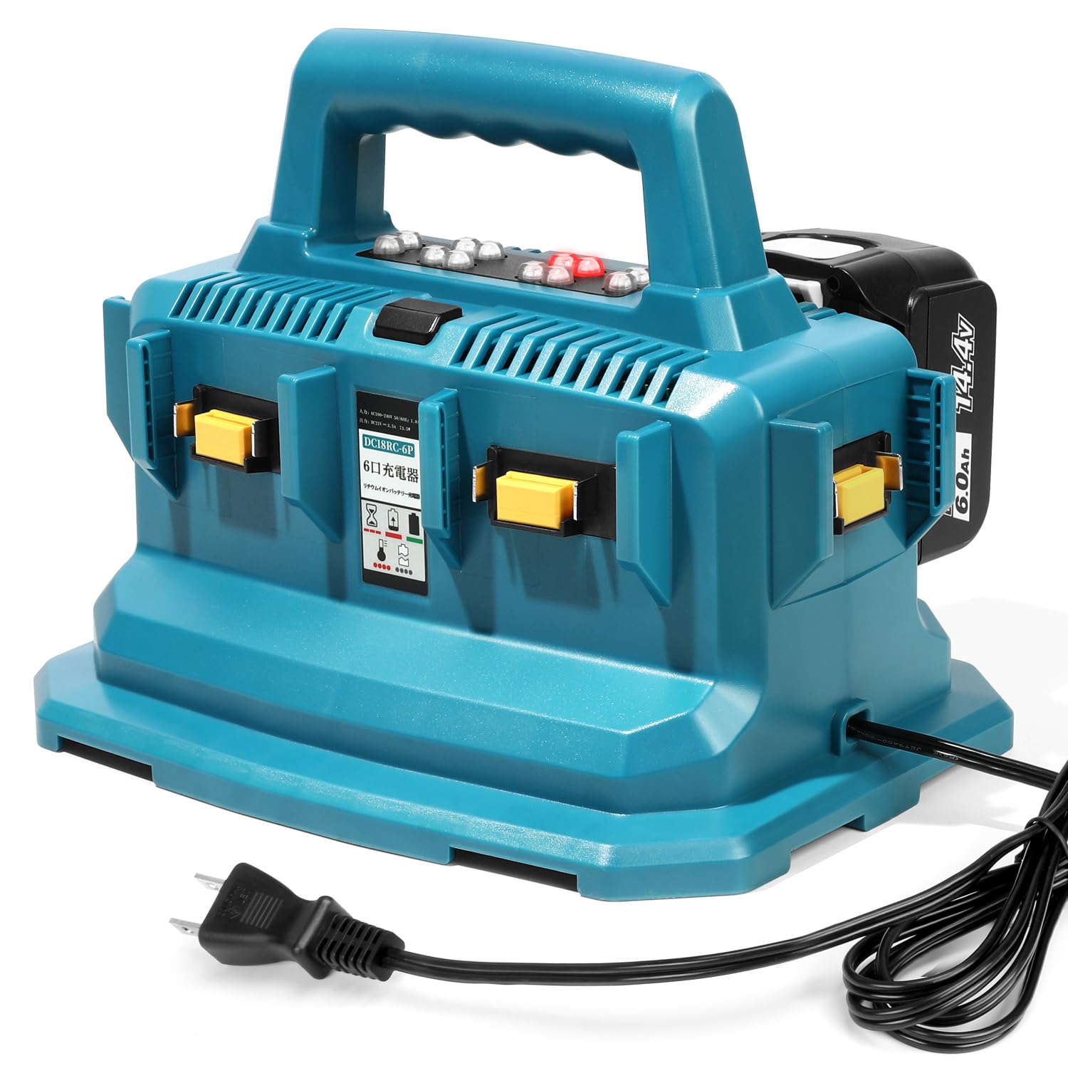 Amazon.co.jp: マキタ18V バッテリー 充電器 互換 6口充電 マキタ