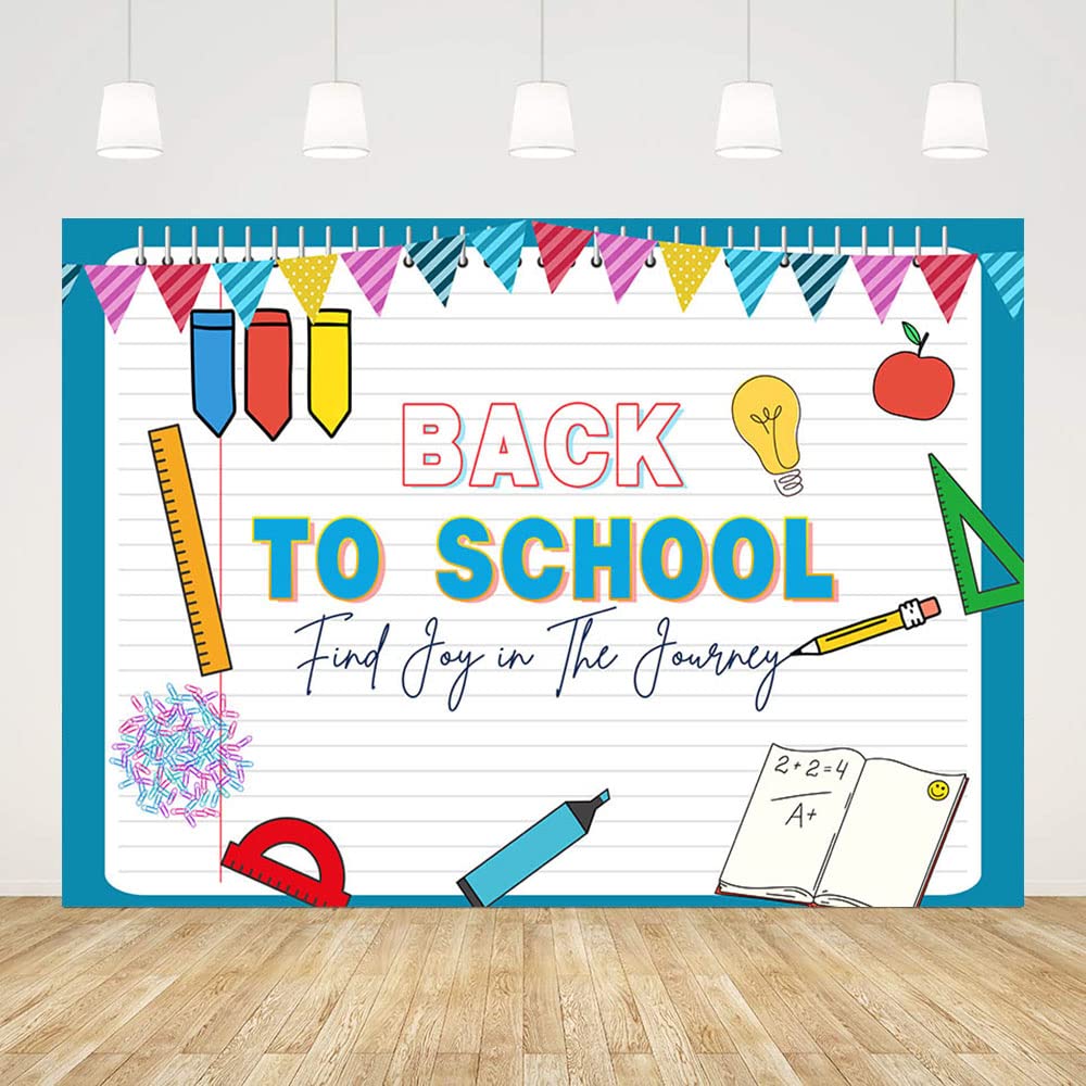 Buy ABLIN 7x5ft Back to School Backdrop for Kids 2022 First Day of